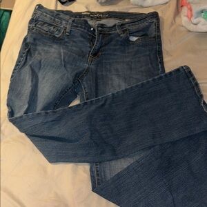 Old Navy Women's Blue Flare Jeans